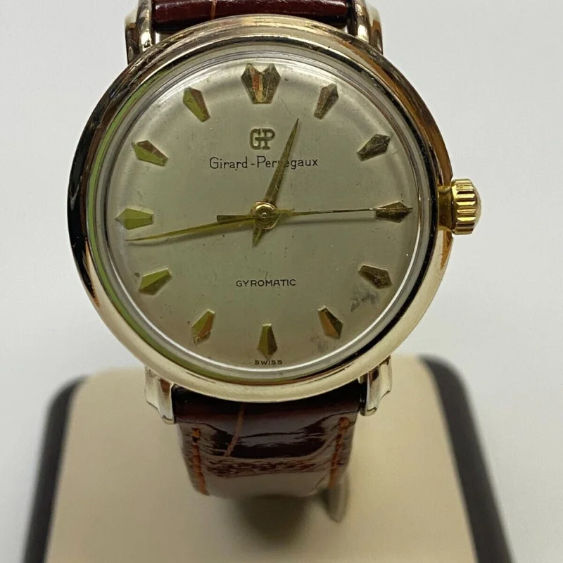 VINTAGE Girard-Perregaux Gyromatic Automatic 14K Gold Filled Wristwatch