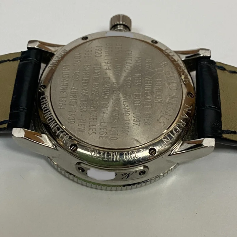 Ulysse Nardin Marine Chronomaster Ref-263-22 Automatic 38mm White Dial B&P