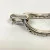Charles Krypell 14K/925 White Gold + Colored Diamond 3.40 ct Link Bracelet
