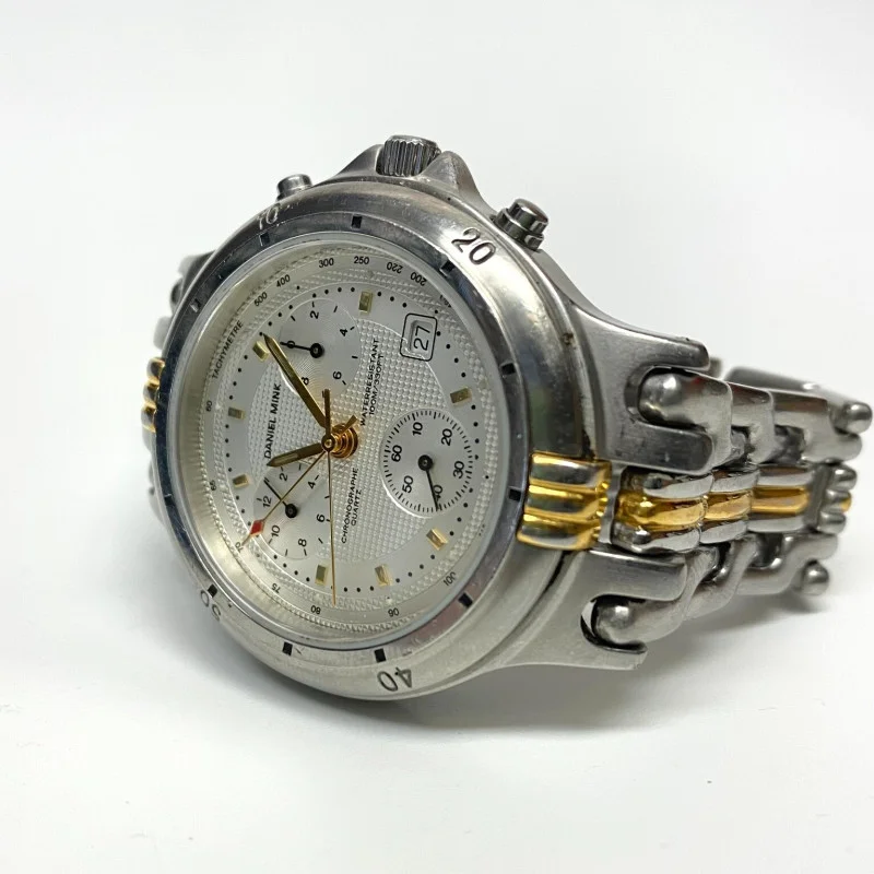 Daniel Mink Chronograph, Tachymetre, All Stainless Steel Watch