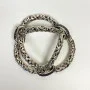Charles Krypell 14K/925 White Gold + Colored Diamond 3.40 ct Link Bracelet