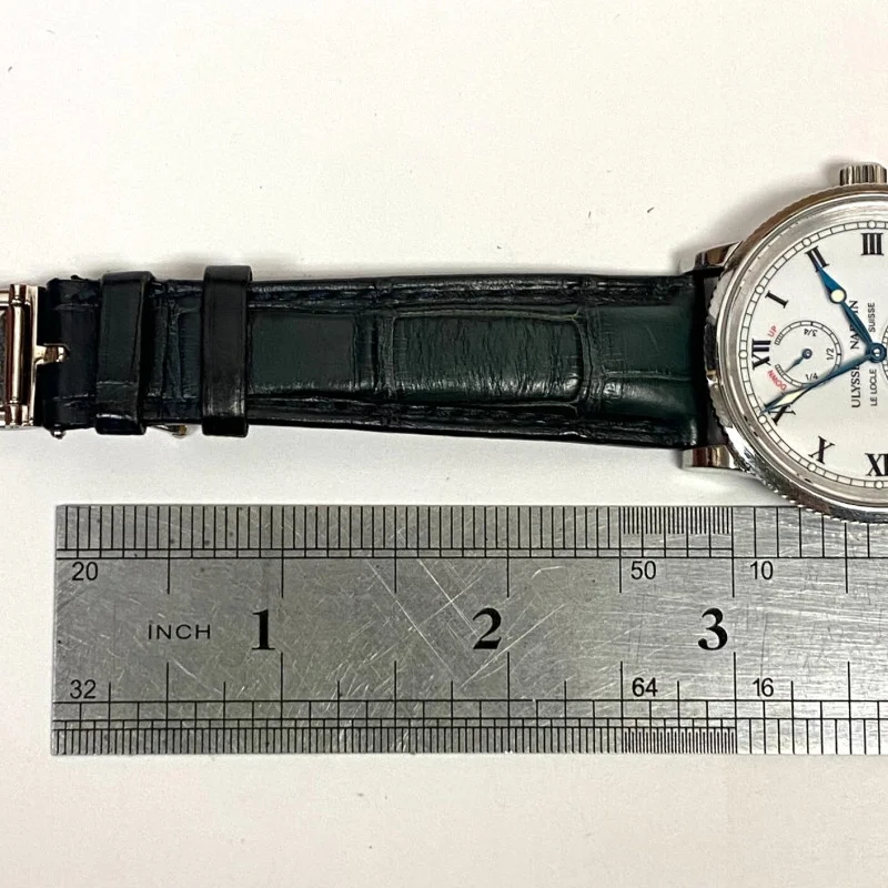 Ulysse Nardin Marine Chronomaster Ref-263-22 Automatic 38mm White Dial B&P