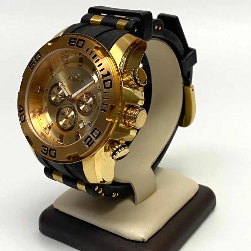 Invicta Pro Diver Men 50 mm Gold Stainless Steel Case