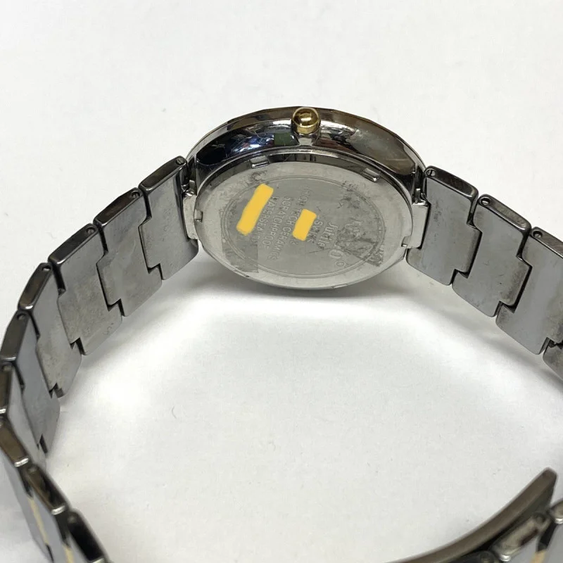Rado Jubile Gold Plated Bezel Hi Tech Ceramic Scratch Proof Water Sealed Watch