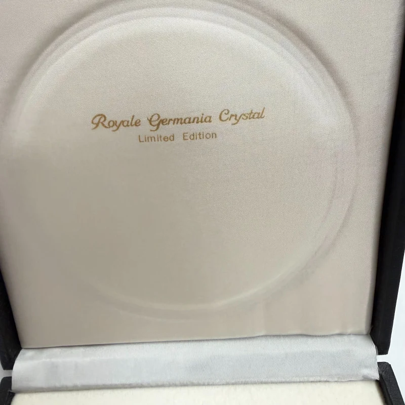 Vintage Brown 1974 Royale Germania Crystal Limited Edition Squirrels Plate 6.2"