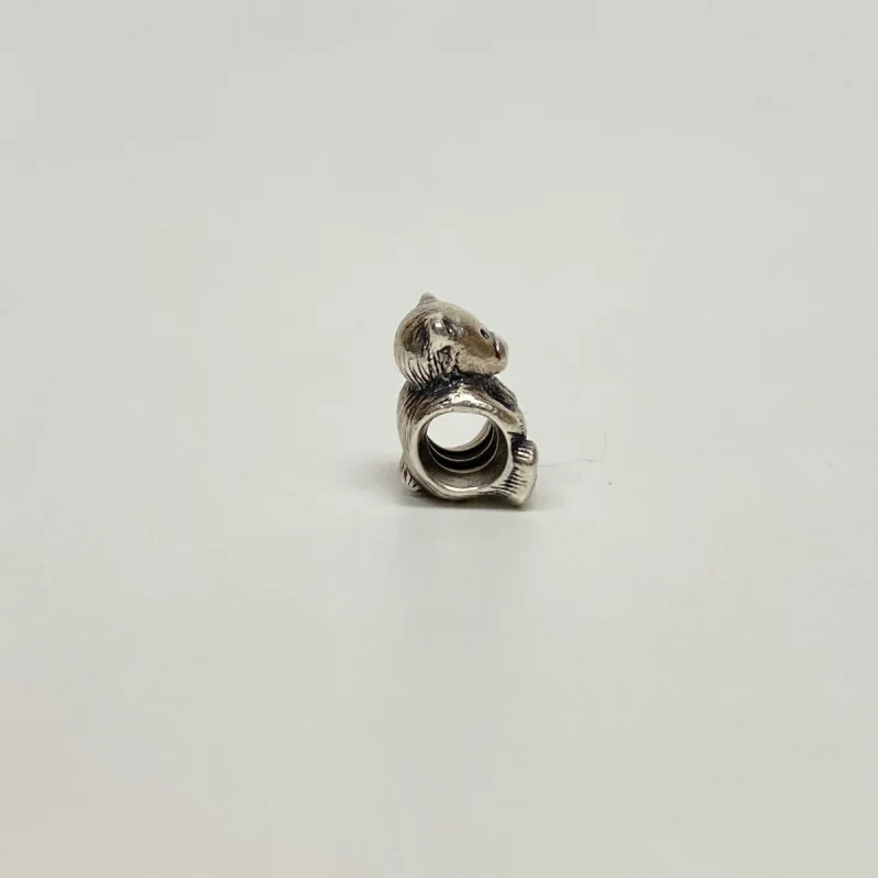 Genuine Pandora Sterling Silver TEDDY BEAR Stuffed Animal Charm 790395 RETIRED