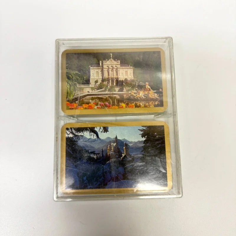 1980s Altenburg-Stralsunder 2 Deck Photo Back Playing Cards Bavarian Castles