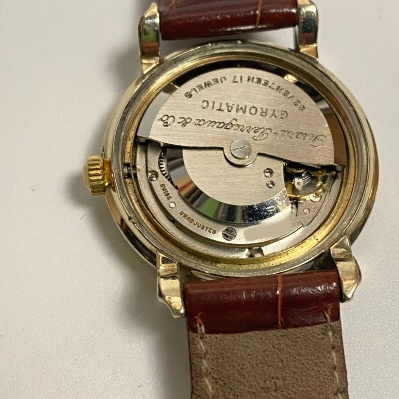 VINTAGE Girard-Perregaux Gyromatic Automatic 14K Gold Filled Wristwatch