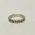 Pandora Band Ring Size 6.5 Black Stone Sterling Silver