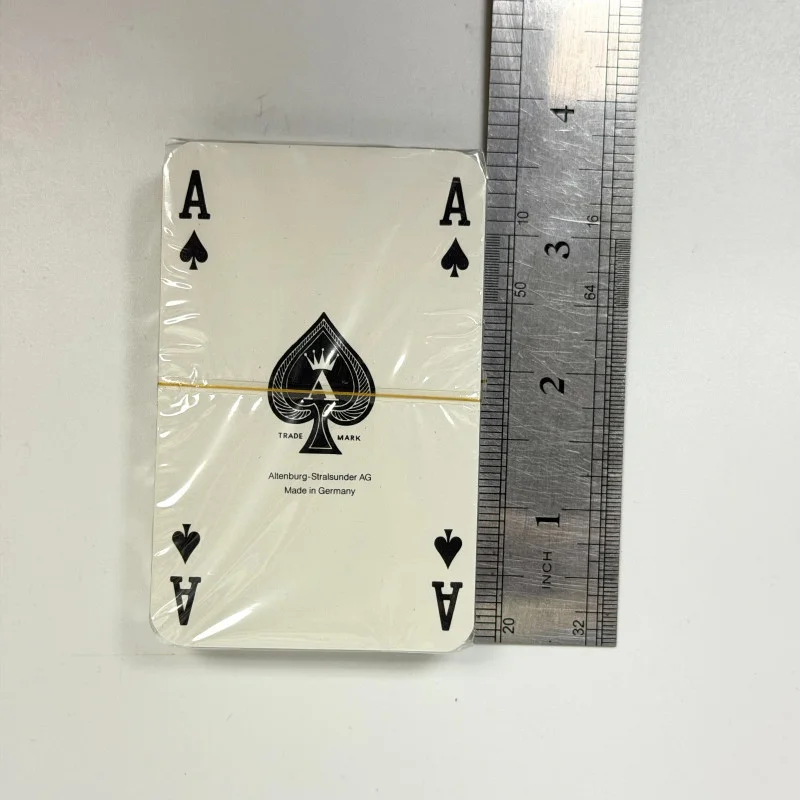 1980s Altenburg-Stralsunder 2 Deck Playing Cards West Germany with Gold Pattern