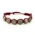 St. Benedict Medal on Adjustable Red Cord Bracelet – 7 Inches adjustable size