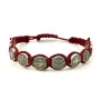St. Benedict Medal on Adjustable Red Cord Bracelet – 7 Inches adjustable size