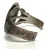 Vintage Cuff Bracelet Bell Sterling with Turquoise
