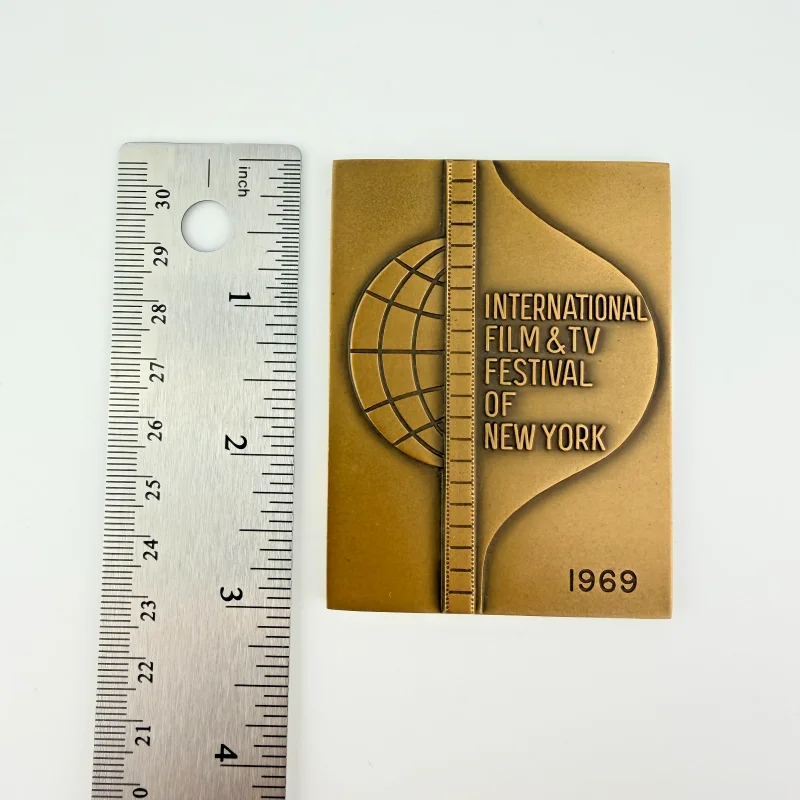 1969 Bronze Medal International Film & TV Festival of New York by Medalucart.co