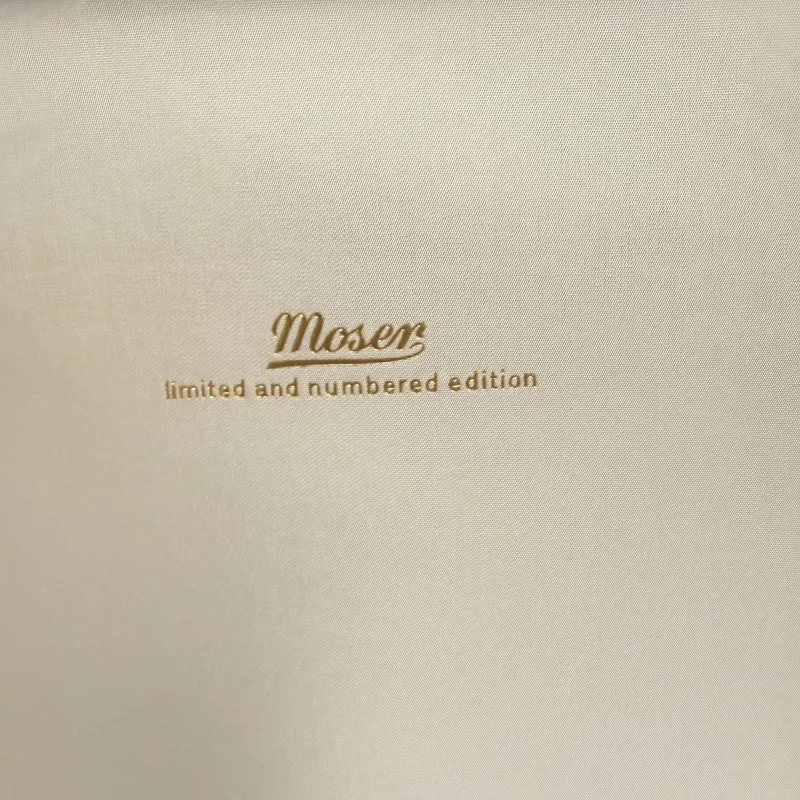Moser 1971 Vanoce Limited Edition Blue Glass Plate Czech Crystal Castle w/ Box