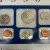 12 COINS 1990 P&D US Mint Sets, Postal Commemorative Society Presentation Panel