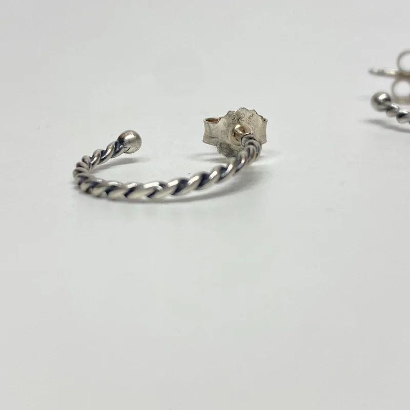 Pandora Compose Earring Collection Small Hoops Sterling Silver