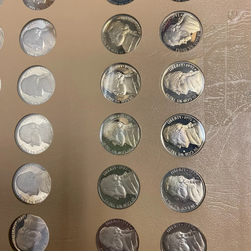 Dansco Album 7113 Jefferson Nickels 1938-1976 Coin Collectors, 158 coins
