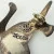 Vintage Taxco Mexico Sterling Silver Roadrunner Brooch with Abalone Inlay