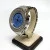 Techno Watch Blue Dial with 4ct Diamonds, 50 mm