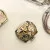 Vintage Ladies Gruen Precision 14K White Gold w Diamonds 17 Jewels