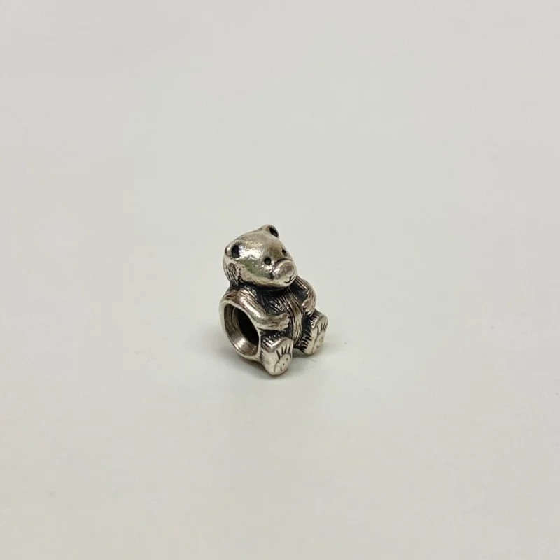 Genuine Pandora Sterling Silver TEDDY BEAR Stuffed Animal Charm 790395 RETIRED