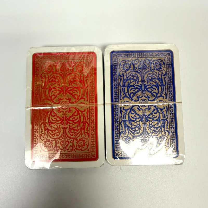 1980s Altenburg-Stralsunder 2 Deck Playing Cards West Germany with Gold Pattern