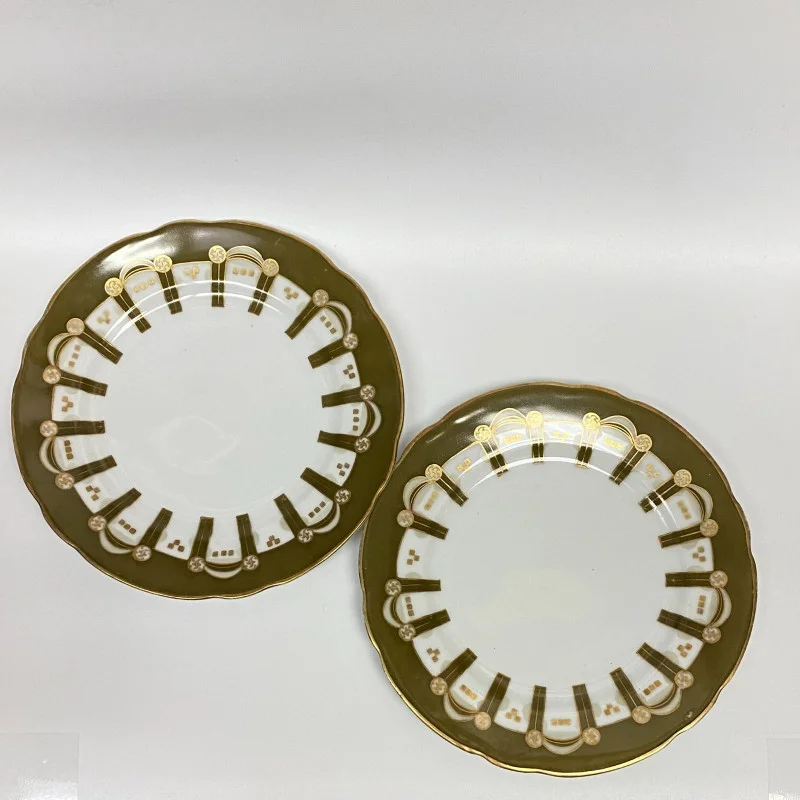 6 Tableware Porcelain Plates by Gardner Moscow