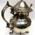 Antique Silver On Copper Large Teapot