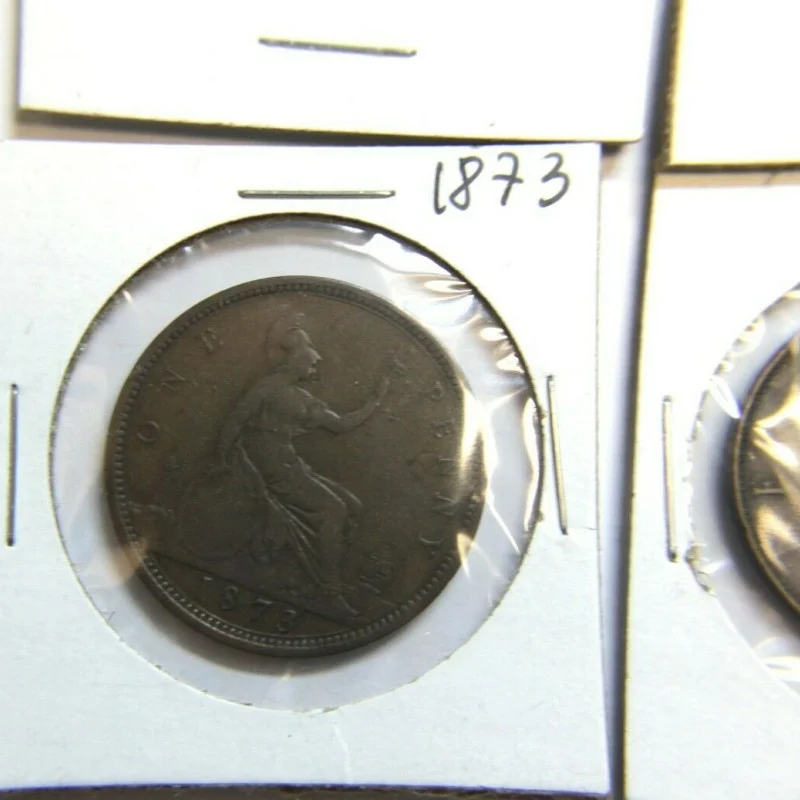 1873-1941 20 Pieces of Collection Coins Great Britian Victorian & GERMAN EMPIRE