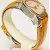 Faconnable Automatic Pink Mother Of Pearl Dial Diamond Bezel Leather Watch !!!