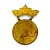 1912 Aledo, Mercer Cty, Illinois Old Soldiers Home Brass Badge