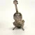 Rare Antique Sterling Silver Miniature Scroll Guitar Pill Box Dove Doll House