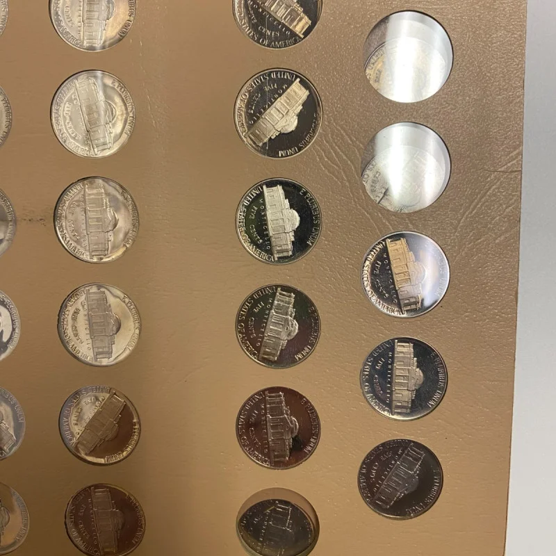 Dansco Album 7113 Jefferson Nickels 1938-1976 Coin Collectors, 158 coins