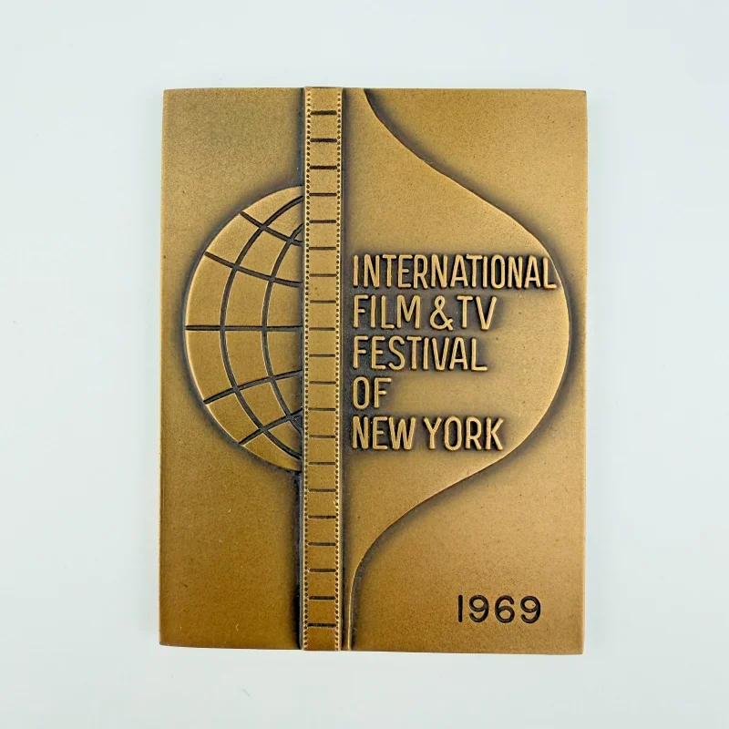 1969 Bronze Medal International Film & TV Festival of New York by Medalucart.co