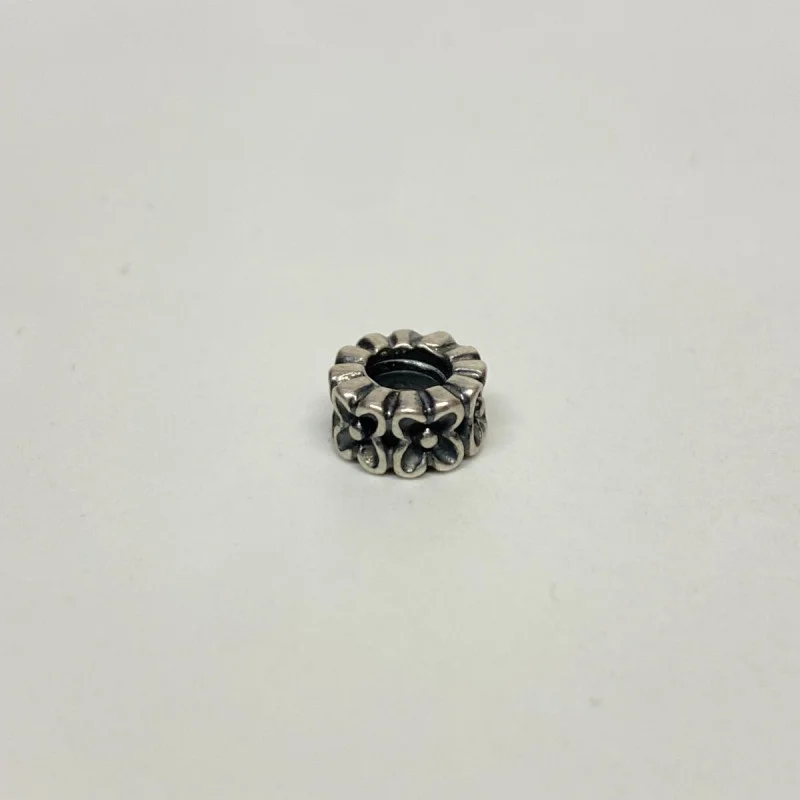 Retired PANDORA ALE 925 Sterling Silver Aloha Flower Spacer 790498 Bead Charm