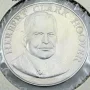 1964 Herbert Clark Hoover Heraldic Art Sterling Silver Medal UNC 33 mm