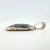 Large Sterling Silver Seraphinite Pendant - Handcrafted with Feathery Pattern