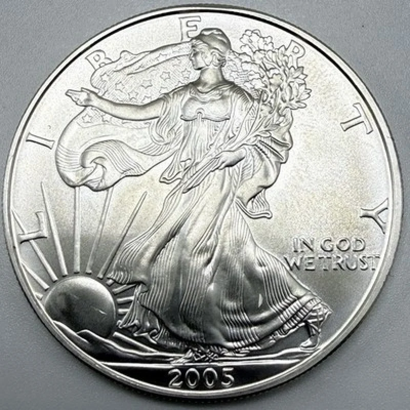 2005 American Silver Eagle $1 1 oz .999 Silver Coin BU