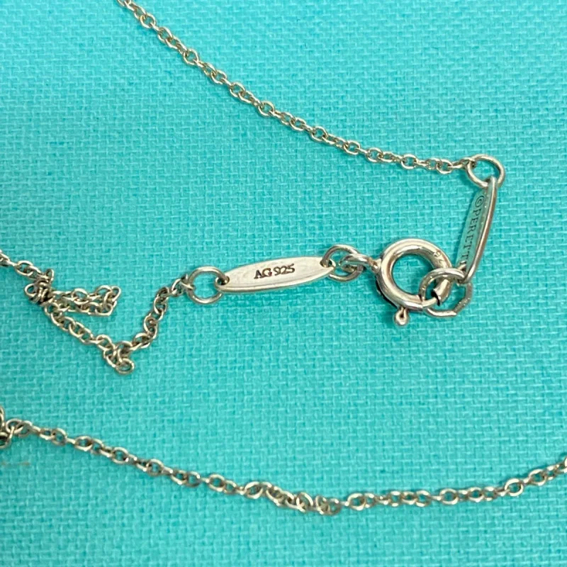 Tiffany & Co Elsa Peretti Chain Necklace in Sterling Silver, 16 Inches