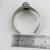 Vintage 925 Sterling Silver Filigree Cuff Bracelet Natural Pink Gemstone
