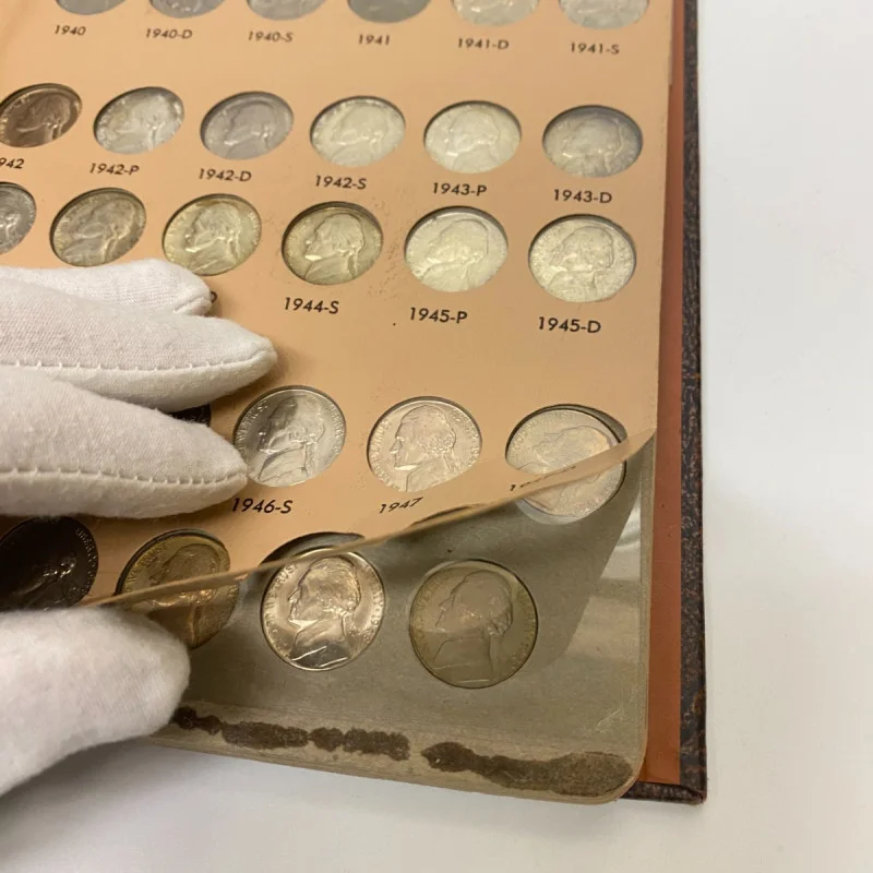 Dansco Album 7113 Jefferson Nickels 1938-1976 Coin Collectors, 94 coins