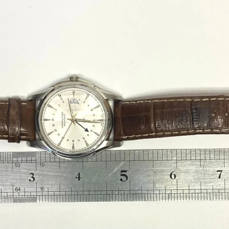 Hamilton Jazzmaster Traveler GMT Men's White Dial/Steel Case