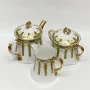 Teapot, sugar bowl and milk jug by Gardner Moscow