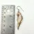 Vintage Sterling Silver Scroll Leaf Dangle Earrings with Black Onyx
