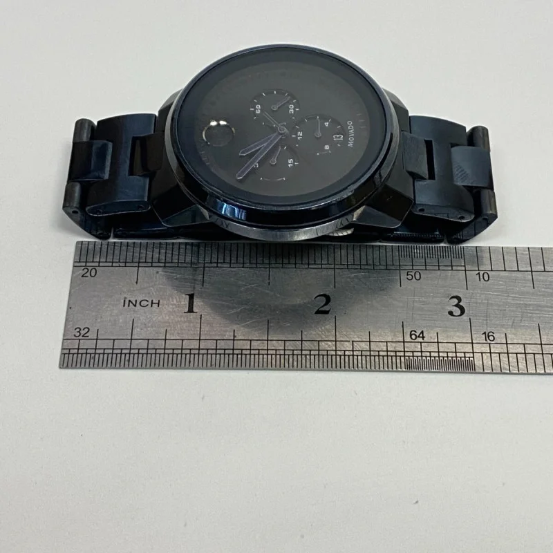 Movado Bold Dark Blue Men's Watch - MB.01.1.3. 44mm, 6" Strap