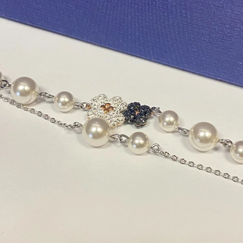 Swarovski Crystal long Necklace 42in Long
