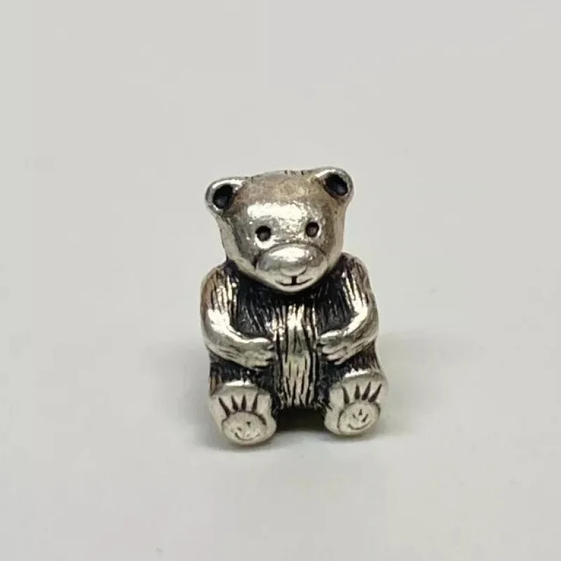Genuine Pandora Sterling Silver TEDDY BEAR Stuffed Animal Charm 790395 RETIRED