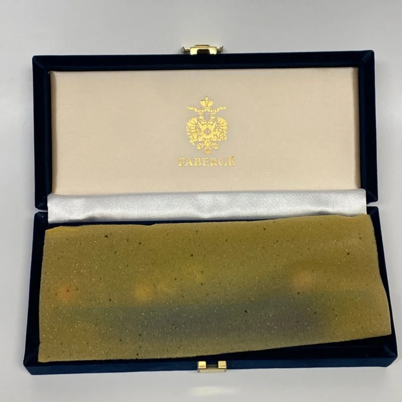 Faberge Egg Wine Glass Charms: Set of Six in Velvet Case - EXCELLENT CONDITION!