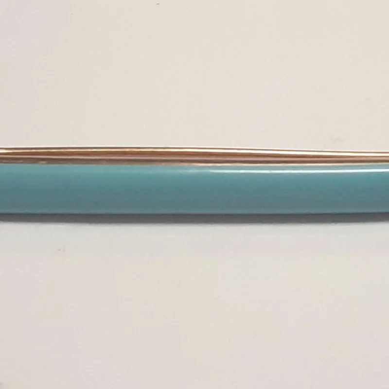 Vintage 14K  Turquise Brooch Pin 